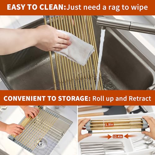 Golden Expandable Roll (Gold / Roll-up,Large Expandable)