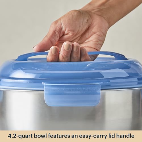 3 Pack Metal Stainless Steel Mixing Bowls with Airtight Locking Lids (3-Pack)