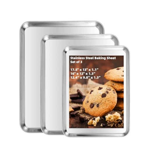 Stainless Steel Baking Sheet Set of 3