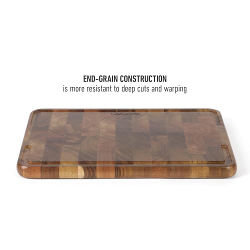 Edge Guard Cutting Board (Acacia Wood (13.6"x9.5"))
