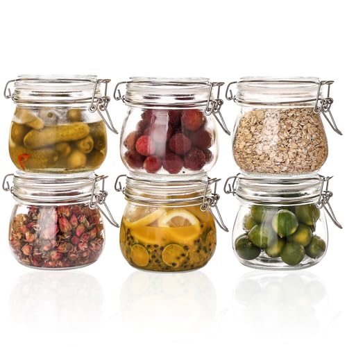 Glass Food Storage Jars Set