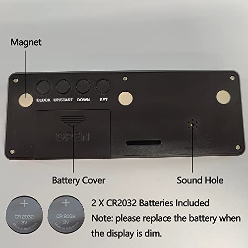 Digital Kitchen Timer Magnetic Count UP