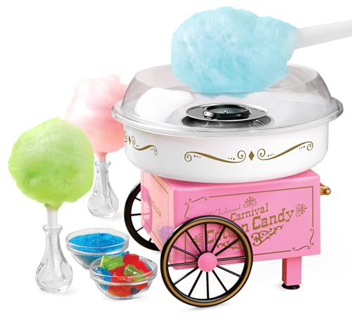 Retro Hard and Sugar Free Countertop Original Cotton Candy Maker