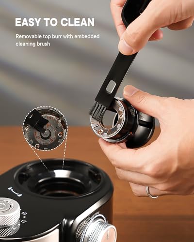 Electric Burr Coffee Grinder 2.0 (Glossy Black)