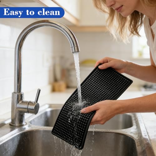 Bar Mat Bar Drink Mat for Countertop and Table Top 4PCS16 x 6" (16" x 6")