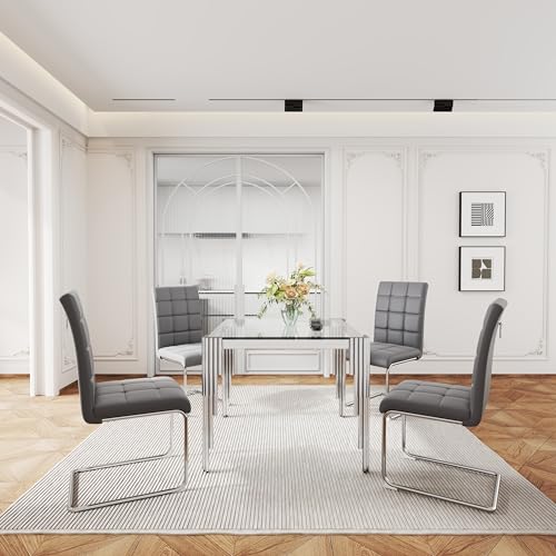 Glass Dining Table Set 312313