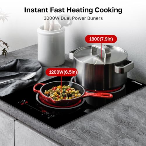 Electric Cooktop with Sensor Touch Control