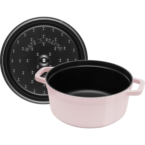 Cast Iron 4 qt Round Dutch Oven (4-qt Round / Peony Pink)