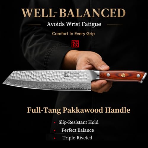8 Inch Damascus Kiritsuke Chef Knife