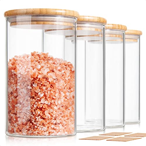 Glass Jars with Bamboo Lid