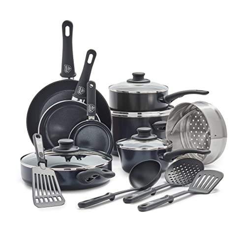 Soft Grip 16 Piece Cookware Set