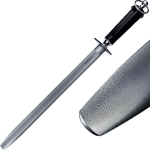 Sharpening Steel Knife Sharpener Rod Dark