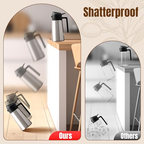 Olive Oil Sprayer for Cooking (Stainless steel-Black)