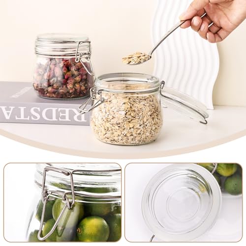 Glass Food Storage Jars Set