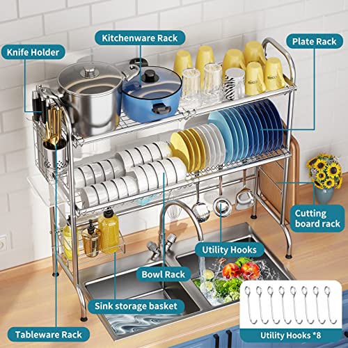 Stainless Steel 2 (3 Tier,silver)