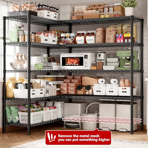 70"" W Storage Shelves Heavy Duty Metal Shelving