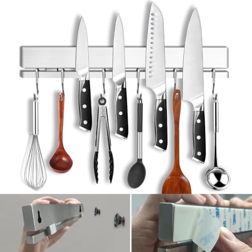12 Inch Magnetic Knife Holder for Wall No Drill (12Inch)