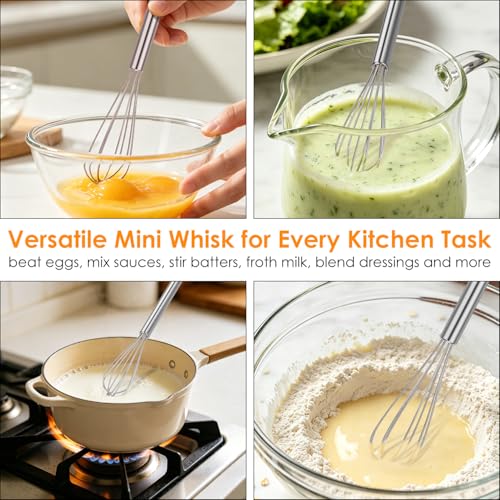 Stainless Steel Whisks for Cooking