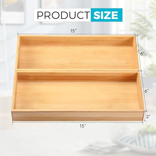 Bamboo Drawer Organizer