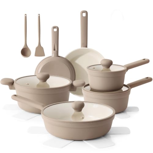 Nonstick Pots and Pans Set 17pcs