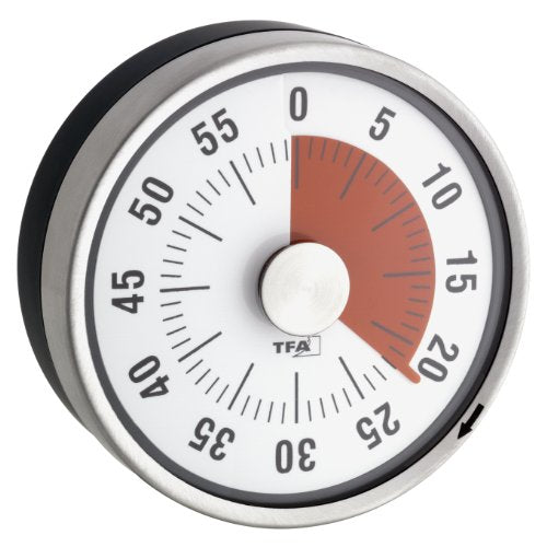 TFA La Crosse Technology 38.1028.10 Puck Kitchen Timer (L 79 x B 32 x H 79 mm)