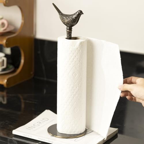 1 Luxurious Brass Paper Towel Holder countertop