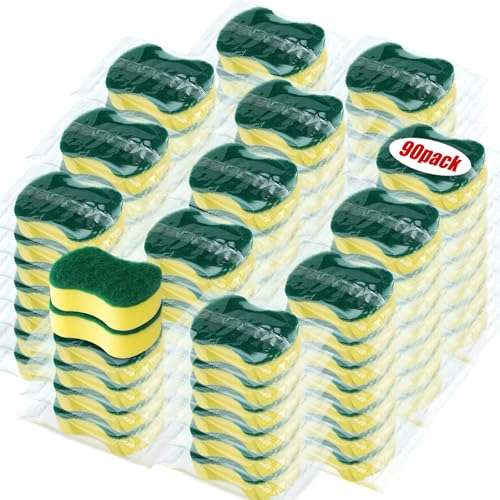 Individually Wrapped Sponges Kitchen Bulk Cleaning