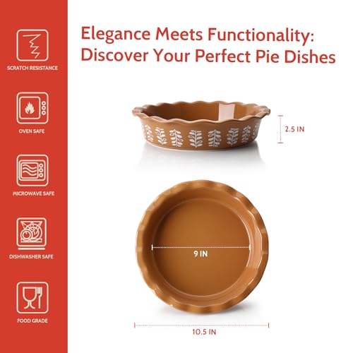 Porcelain Deep Fluted Pie Dish
