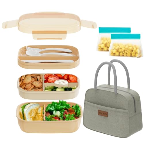 1900ml Bento Box and Lunch Bag Set