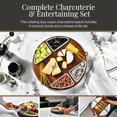 Large Acacia Wood Charcuterie Board