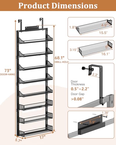 Over the Door Pantry Organizer