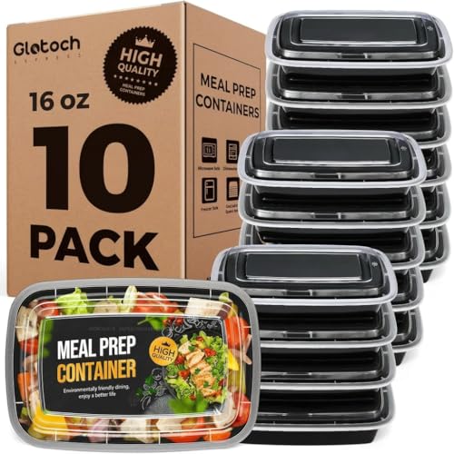 Meal Prep Containers Reusable Leakproof Durable To Go Take Out Plastic Food Storage