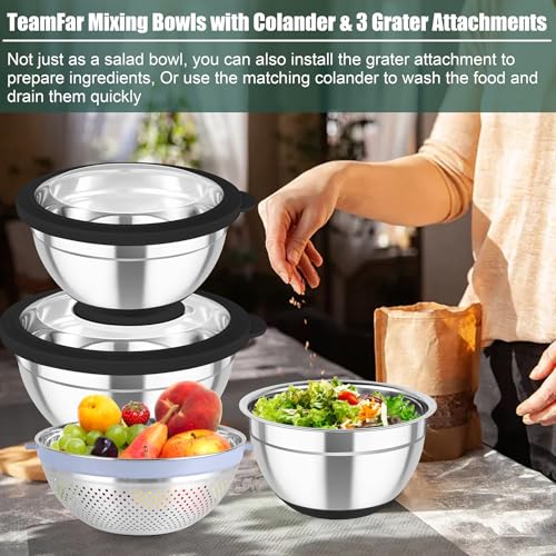 Mixing Bowls with Colander