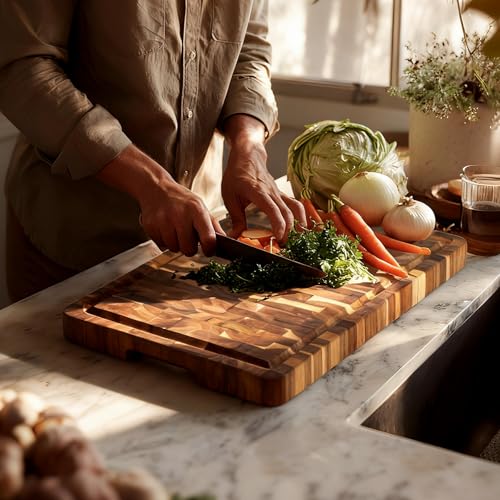 Acacia Cutting Board 17 x 12 in (Acacia / 12"L x 17"W)