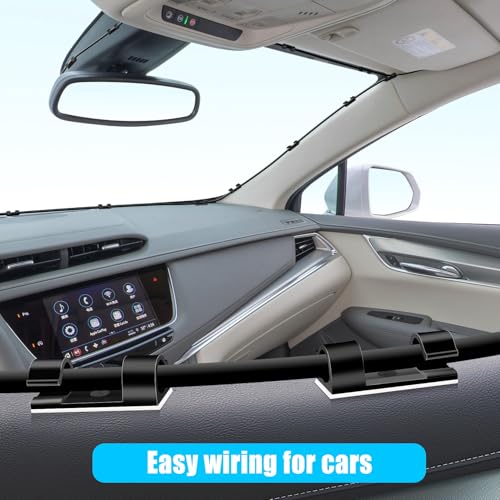 Self Adhesive Cable Clips Black