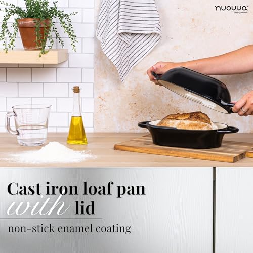 Enamelled Cast Iron Bread Loaf Pot