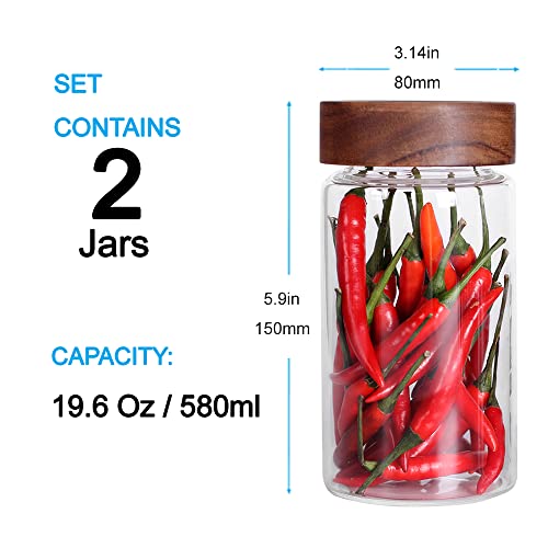 glass jar with colour screw lid
