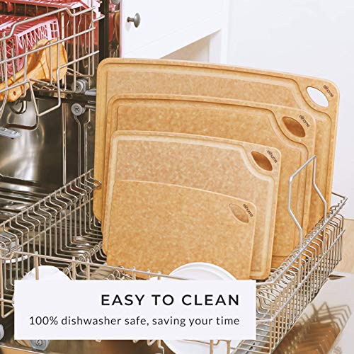 Classic Series Cutting Board for Kitchen (Medium(13" x 10") / Natural)