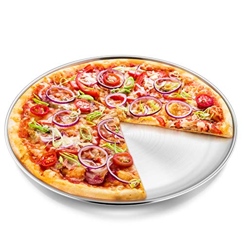 Pizza Pan Stainless Steel Pizza Tray For Baking