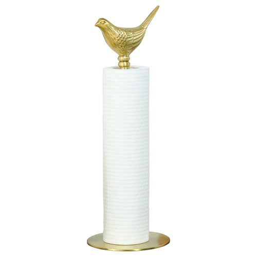 1 Luxurious Brass Paper Towel Holder countertop
