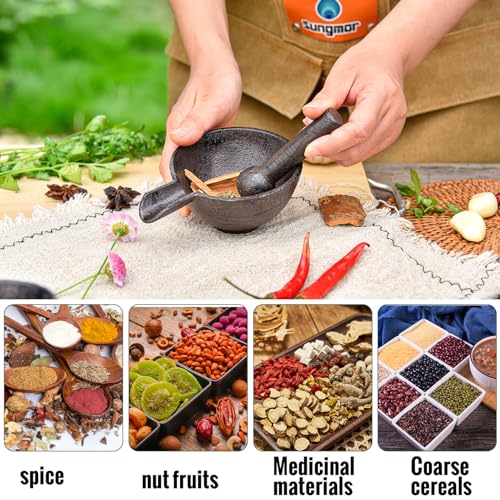 Cast Iron Mortar and Pestle