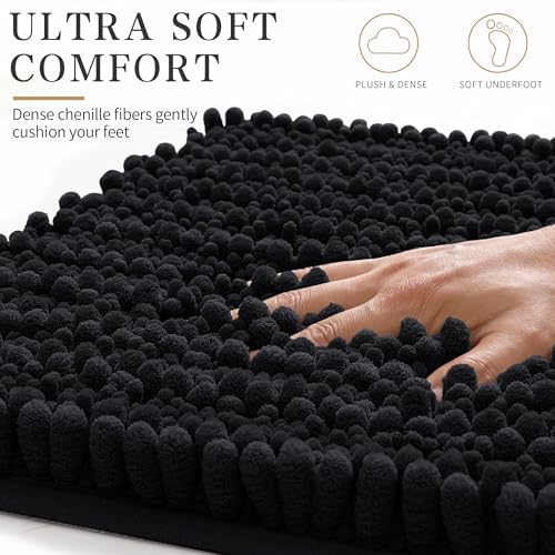 Luxury Bathroom Rug Mat Extra Soft & Absorbent Microfiber Bath Rugs