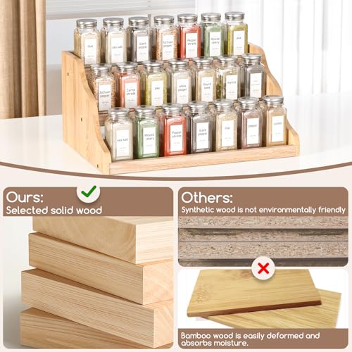 Tiered Spice Rack Organizer for Cabinet