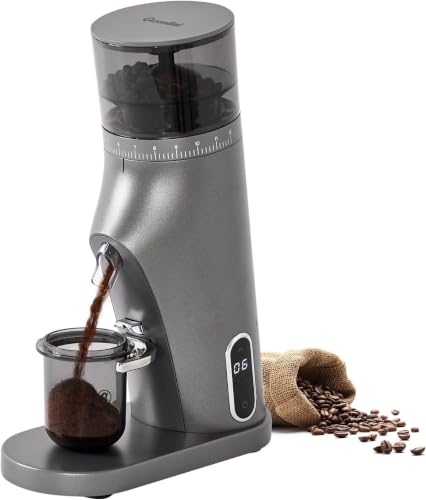 Electric Conical Burr Coffee Grinder (Gray)