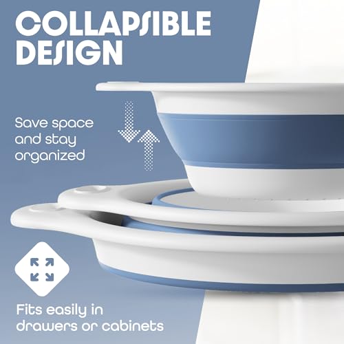 Collapsible Colanders with Self