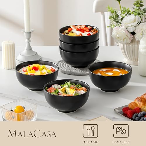26 OZ Porcelain Soup Bowls Set of 4