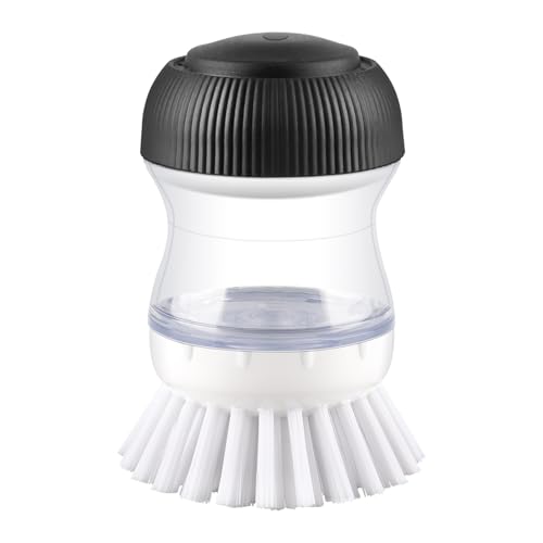 Dish Scrub Brush with Soap Dispenser