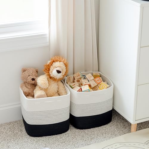11" Cube Rope Baskets 3
