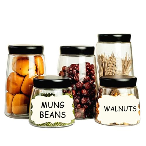200PCS Sticky Fancy Shape Label Stickers for Essential Oil Bottles