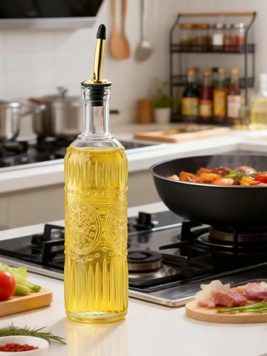 1 Pcs Olive Oil Dispenser Bottle for Kitchen (One circle)